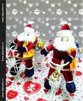 Hoa gau bong Santa Claus CO NHAC