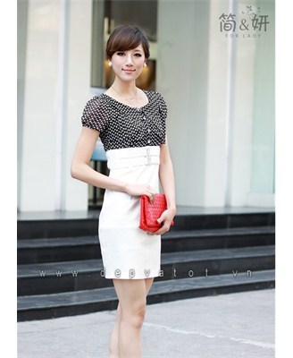dam cong so  co nang dang yeu 
