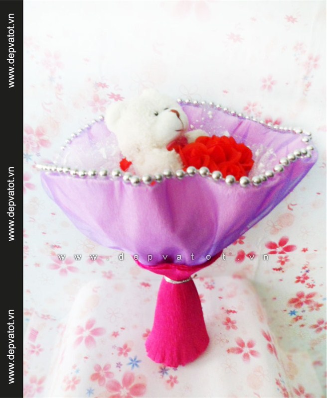 Hinh+Anh+Gau+Bong bo hoa gau bong loi to tinh de thuong 657 1 số loại quà tặng 8 ...