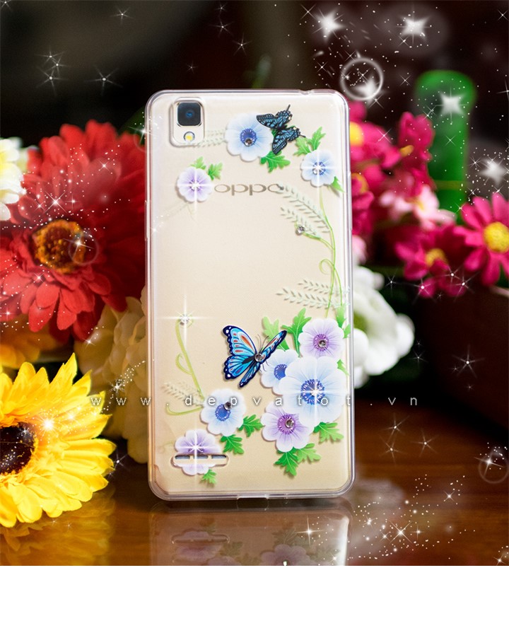 op lung oppo f1 a35 deo hinh hoa