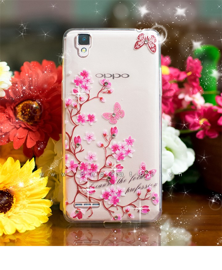 op lung oppo f1 a35 deo hinh hoa