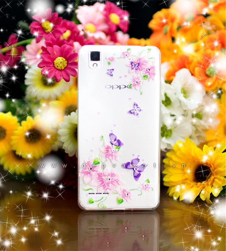 op lung oppo f1 a35 deo hinh hoa
