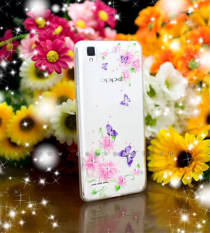 op lung oppo f1 a35 deo hinh hoa