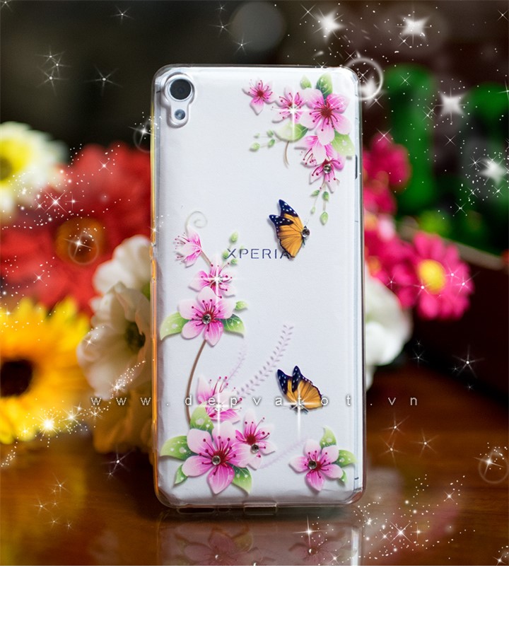 op lung sony xperia xa deo hinh hoa