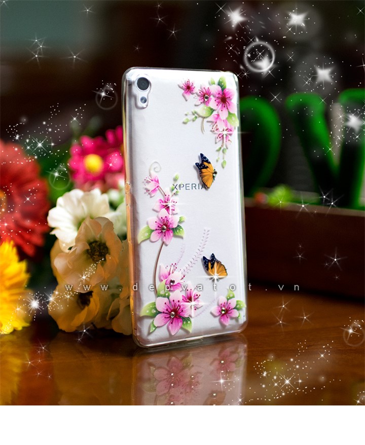 op lung sony xperia xa deo hinh hoa