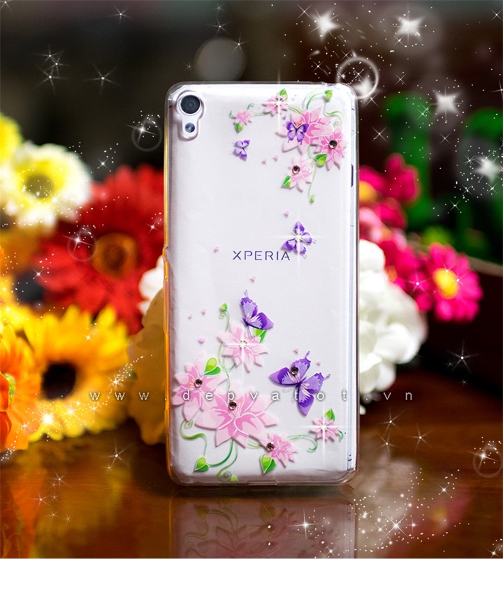 op lung sony xperia xa deo hinh hoa