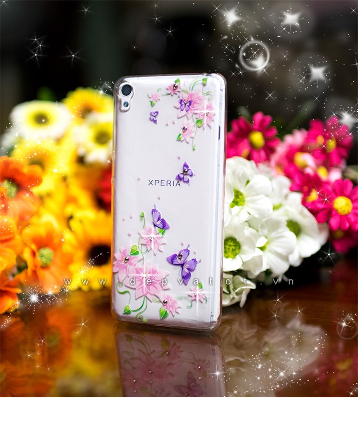 op lung sony xperia xa deo hinh hoa