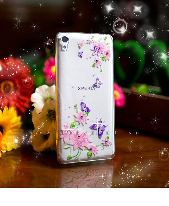 op lung sony xperia xa deo hinh hoa