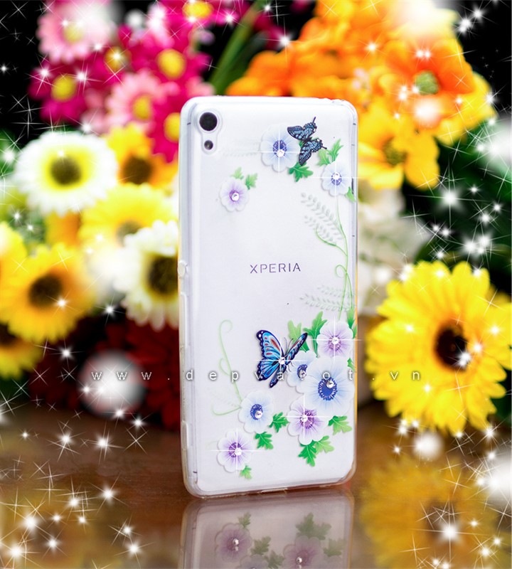 op lung sony xperia xa deo hinh hoa