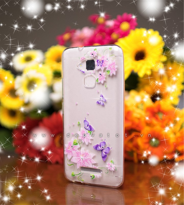 op lung zenfone 3 max deo hinh hoa