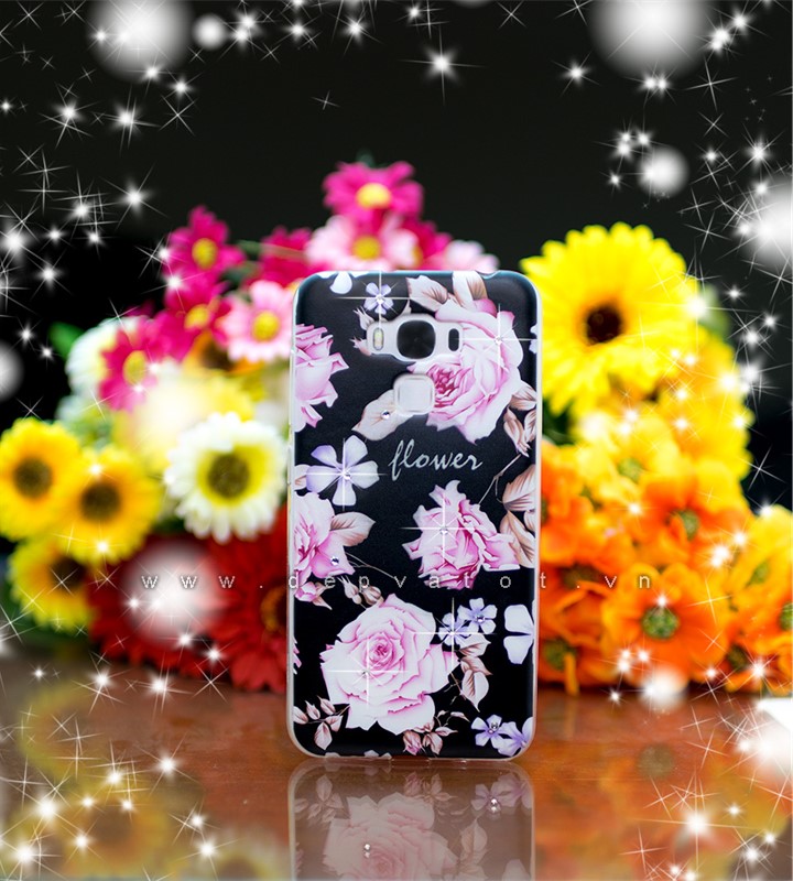 op lung zenfone 3 max 55 deo hinh hoa