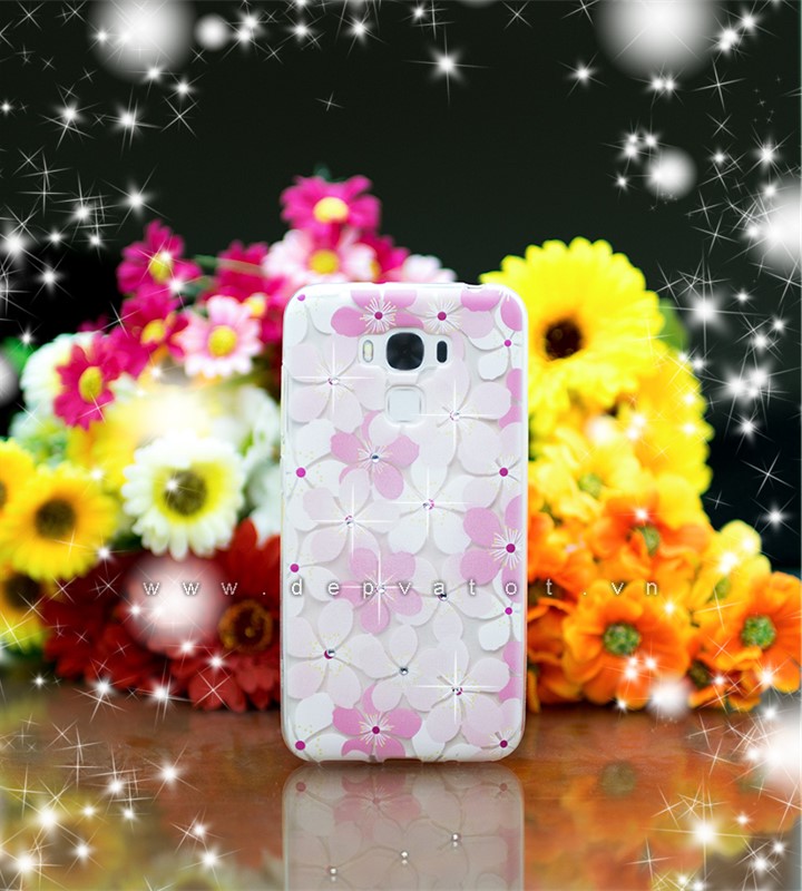 op lung zenfone 3 max 55 deo hinh hoa
