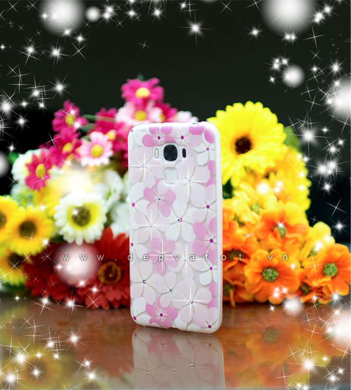 op lung zenfone 3 max 55 deo hinh hoa