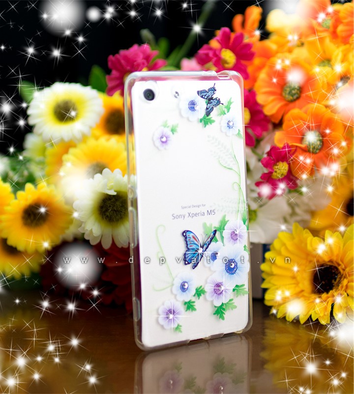 op lung sony m5 aqua deo hinh hoa