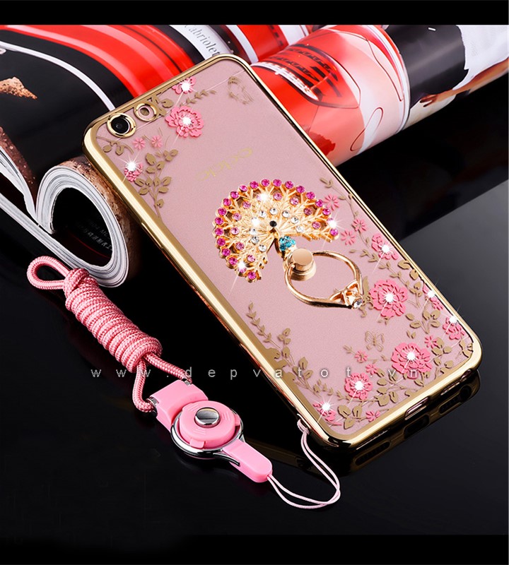 op lung oppo f3 lite deo hinh hoa