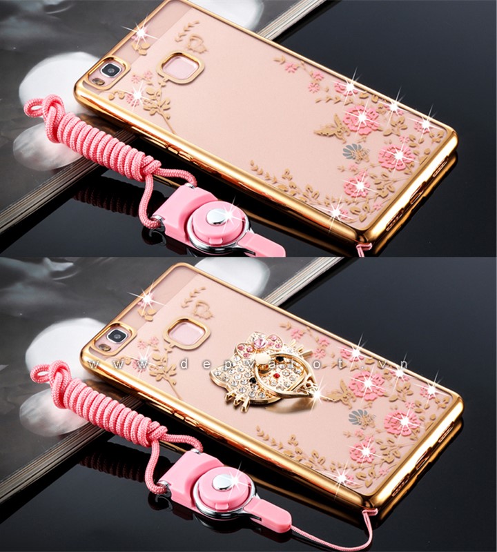op lung huawei p9 lite deo hinh hoa
