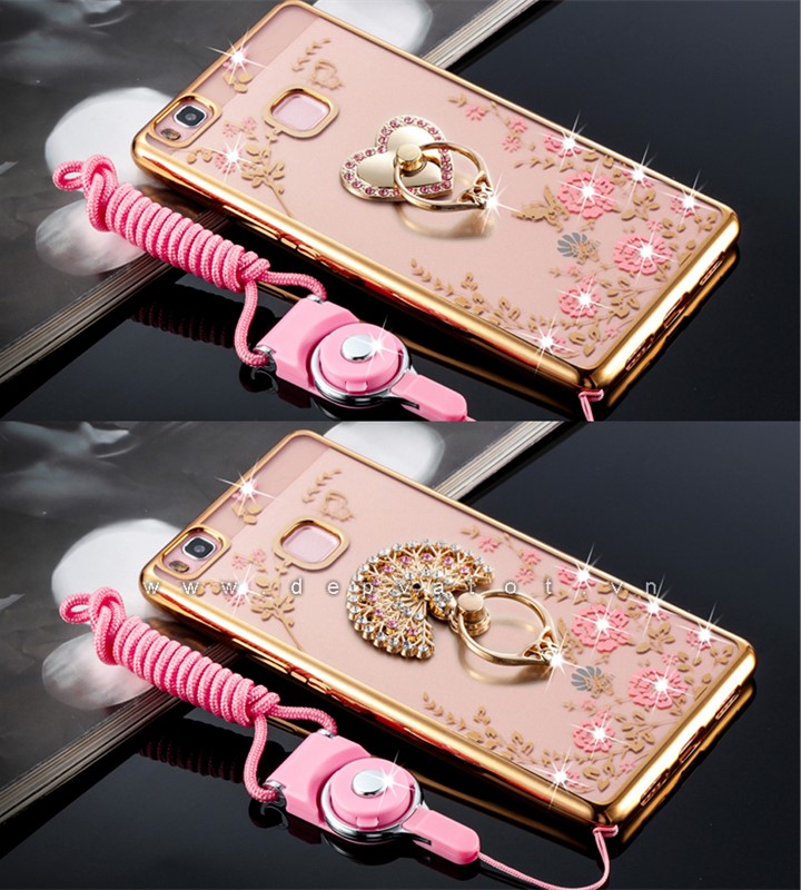 op lung huawei p9 lite deo hinh hoa