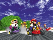 Chơi game Đua xe Mario Mario Kart 2