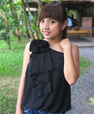 ao so mi  han quoc quy co sanh dieu