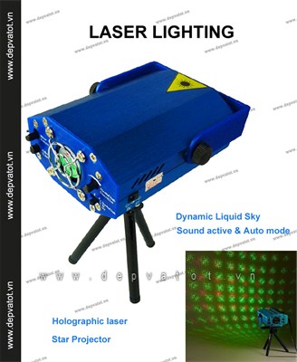 may chieu sao laser laser stage lighting