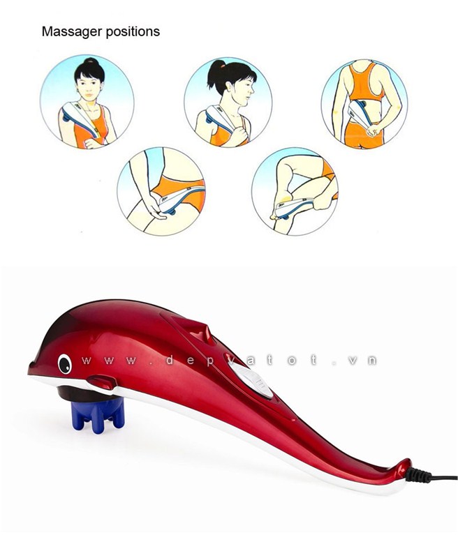may massage hong ngoai ca heo dolphin infrared massage