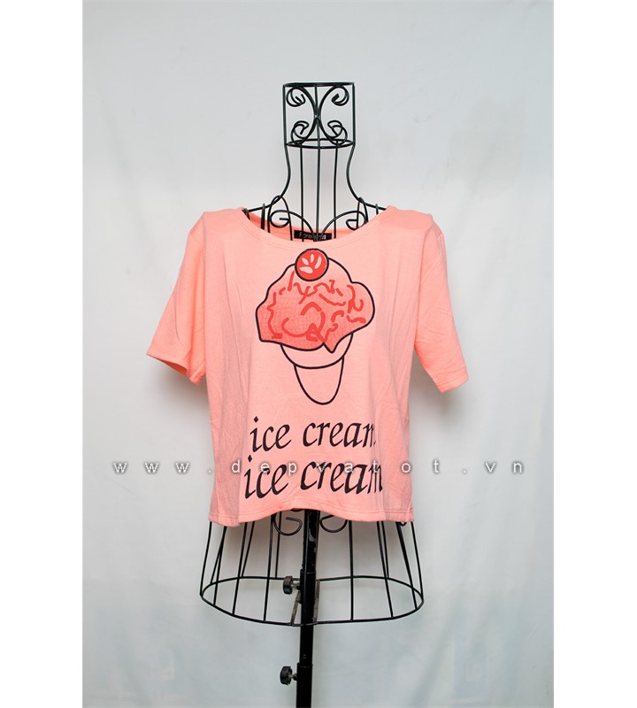 ao nu crop top ice cream