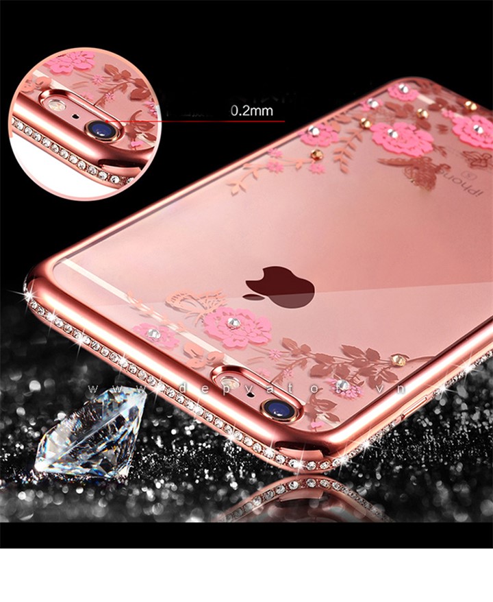 op lung iphone 7 deo hinh hoa
