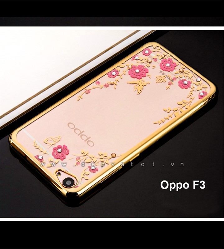 op lung oppo f3 deo hinh hoa