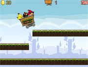 Chơi game Angry Birds đường ray Angry Birds Dangerous Railroad